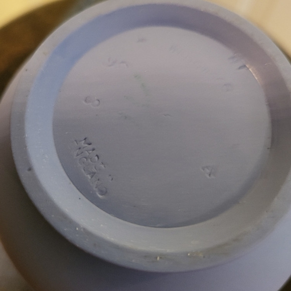 Wedgwood Etruscan Jug Blue Jasperware Pitcher 6" - Picture 5 of 8